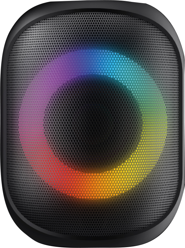Sway Fire Flame Hydro Mini IPX Portable Bluetooth Speaker, Black