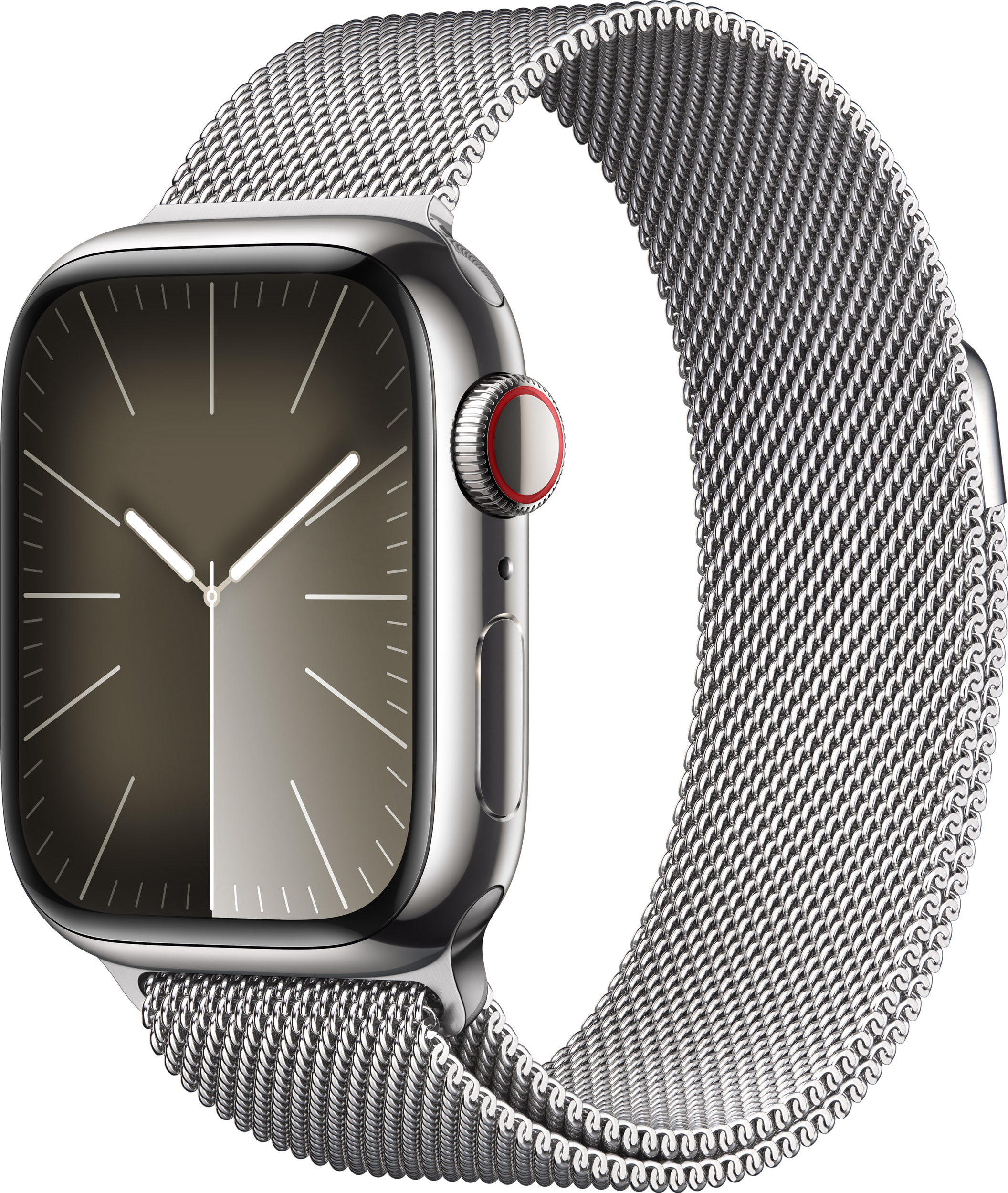 WATCH S9 CEL 41 SLV SS SLV MIL