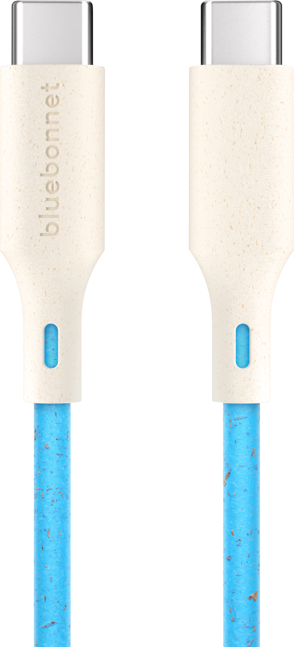 Bluebonnet Goods Quick Charge USB Cable, 4Ft, Blue