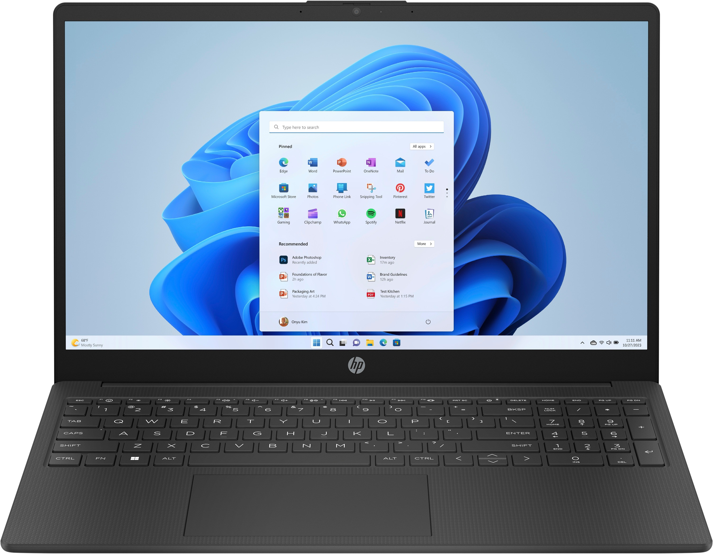 HP 15.6" LAPTOP R3/8G/256GB