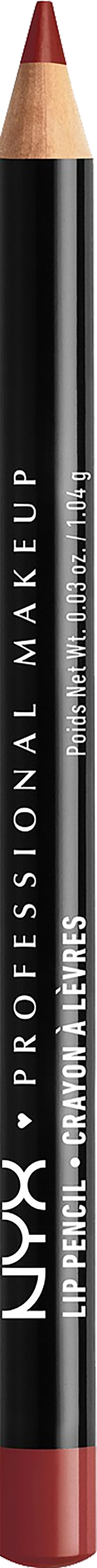 NYX Professional Makeup Long-Lasting Slim Lip Pencil - Auburn - 0.03oz
