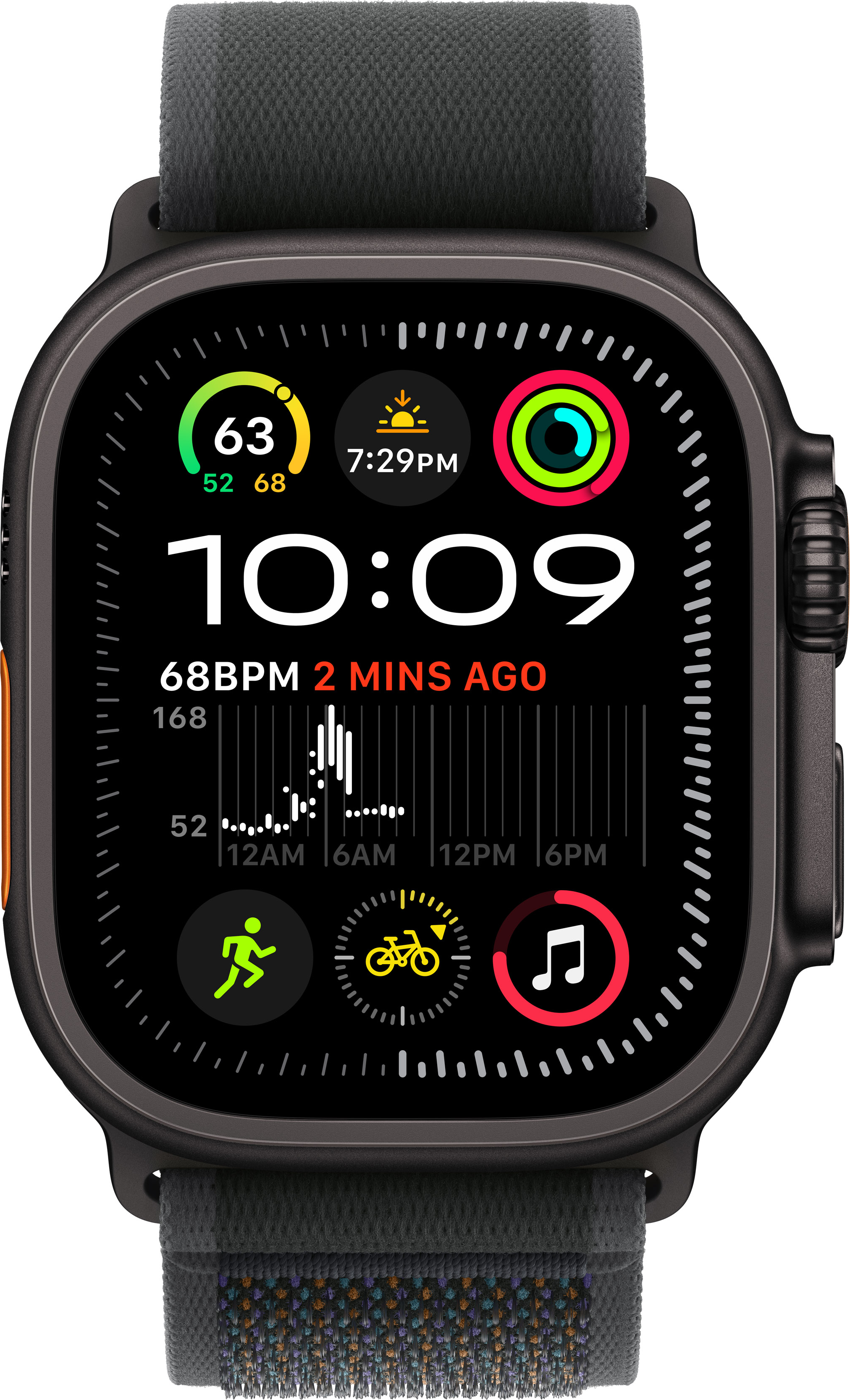 APPLE WATCH ULTRA2 49MM BT BK TL M/L