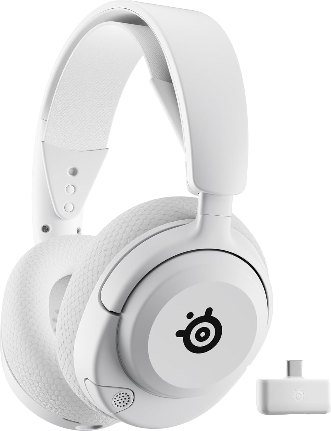 SteelSeries Arctis Nova 5 Wireless Gaming Headset for PC, PS5, and PS4 (White)