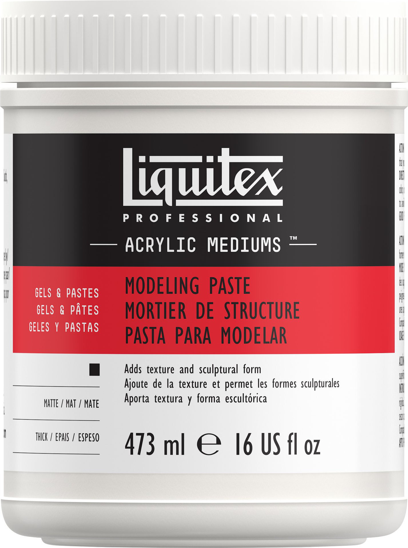 LIQUITEX MODELING PASTE 16OZ JAR