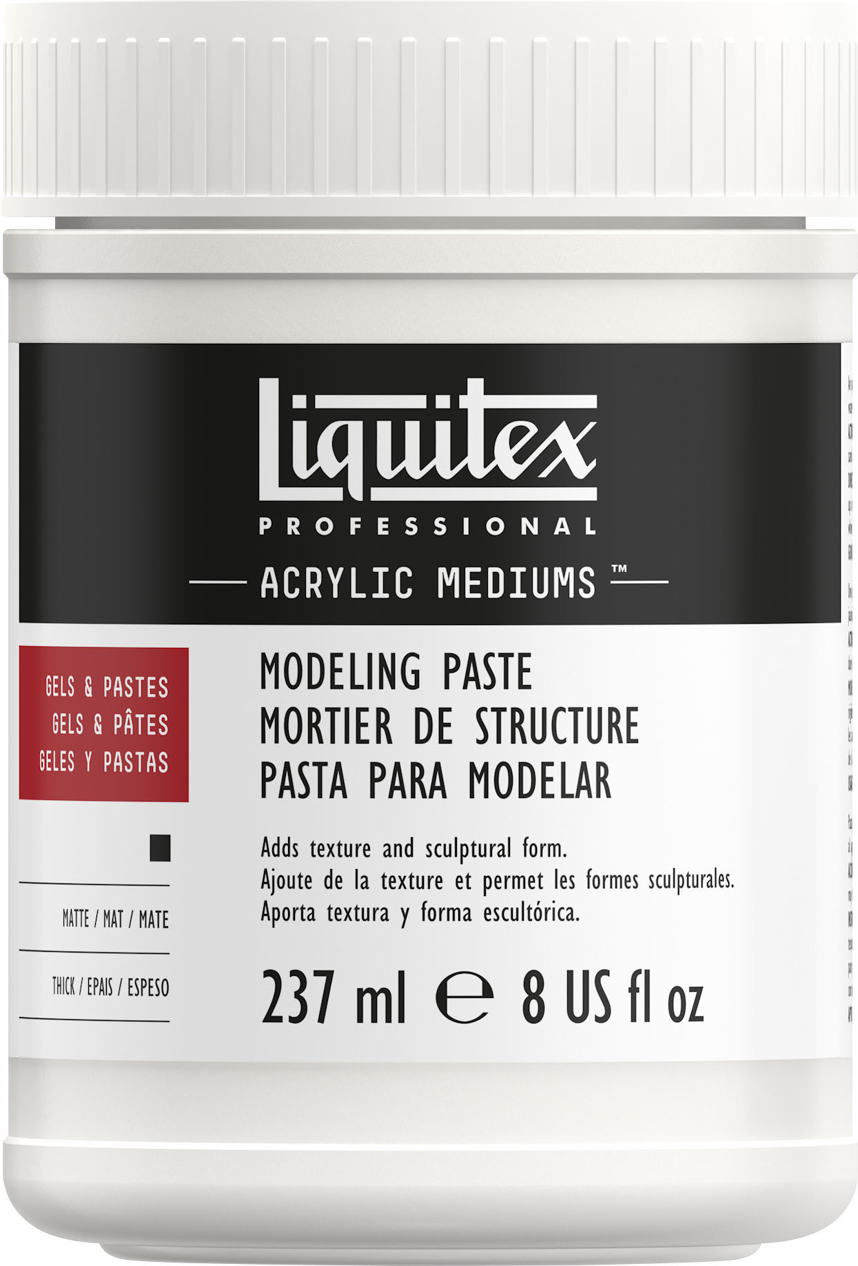 LIQUITEX MODELING PASTE 8OZ JAR