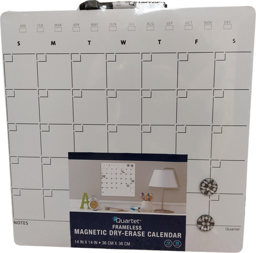 DRY ERASE MAGNT CALENDAR 14X14