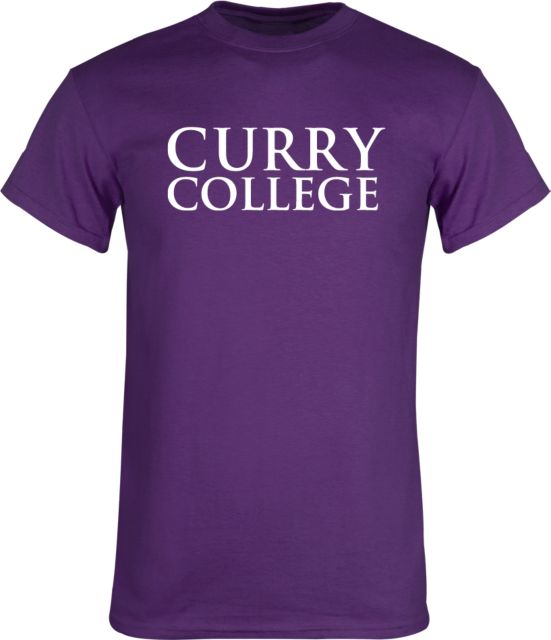 Curry College T Shirt Curry College Wordmark Stacked - ONLINE ONLY