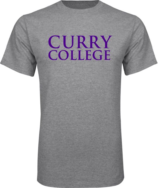 Curry College T Shirt Curry College Wordmark Stacked - ONLINE ONLY