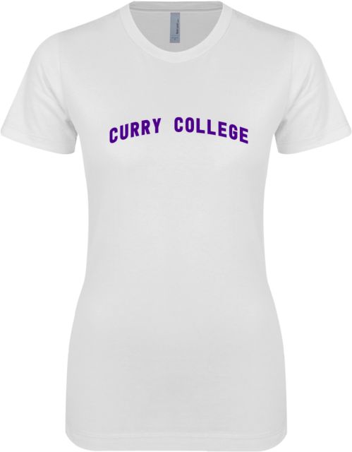 Curry College Next Level Womens Boyfriend Tee Curry College Arched Design - ONLINE ONLY
