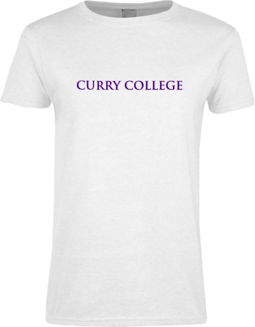 Curry College Womens Short Sleeve Tee Curry College Wordmark Flat - ONLINE ONLY