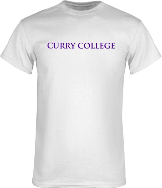 Curry College T Shirt Curry College Wordmark Flat - ONLINE ONLY