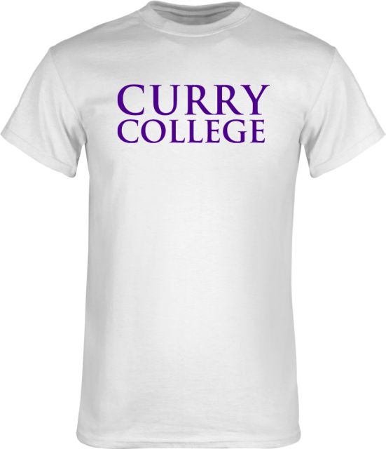 Curry College T Shirt Curry College Wordmark Stacked - ONLINE ONLY