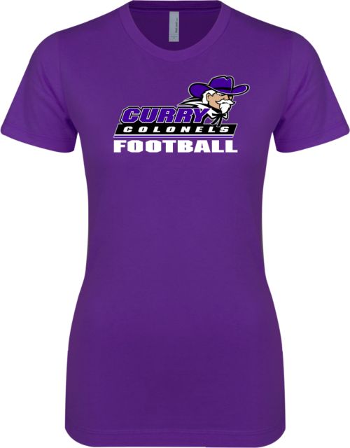 Curry College Next Level Ladies SoftStyle Junior Fitted Tee Football - ONLINE ONLY