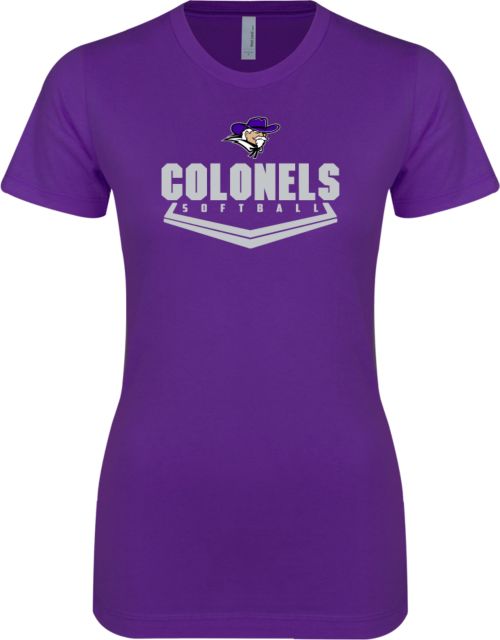 Curry College Next Level Ladies SoftStyle Junior Fitted Tee Softball - ONLINE ONLY