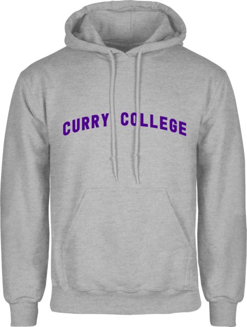 Curry College Fleece Hoodie Curry College Arched Design - ONLINE ONLY