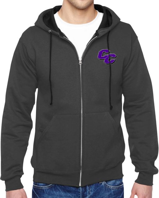 Curry College Fleece Full Zip Hoodie Curry College Primary Athletic Mark - ONLINE ONLY