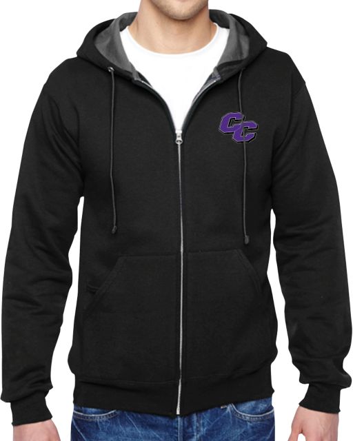 Curry College Fleece Full Zip Hoodie Curry College Primary Athletic Mark - ONLINE ONLY
