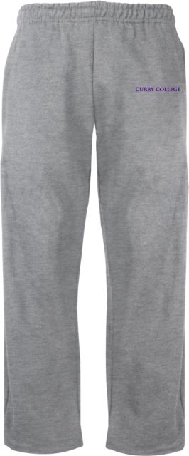 Curry College Fleece Open Bottom Pant Curry College Wordmark Flat - ONLINE ONLY