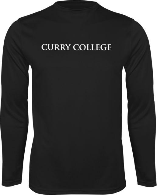 Curry College Performance Long Sleeve Shirt Curry College Wordmark Flat - ONLINE ONLY