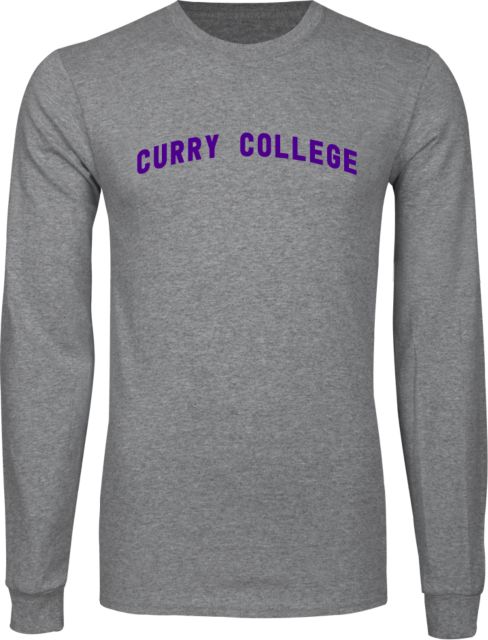 Curry College Long Sleeve T Shirt Curry College Arched Design - ONLINE ONLY