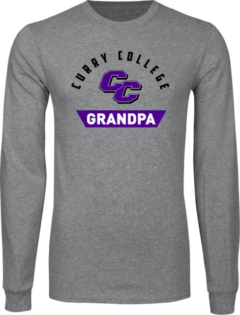 Curry College Long Sleeve T Shirt Curry College Grandpa - ONLINE ONLY