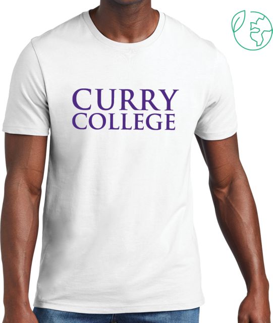 Curry College Allmade Organic Cotton Tee Curry College Wordmark Stacked - ONLINE ONLY
