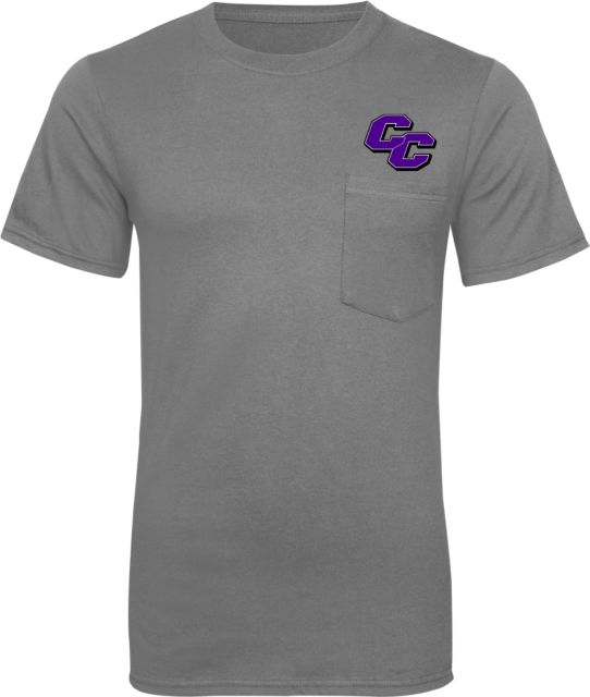 Curry College 50/50 T Shirt w/Pocket Curry College Primary Athletic Mark - ONLINE ONLY