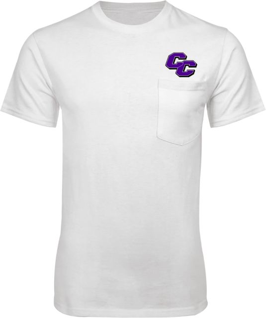 Curry College T-Shirt w/Pocket Curry College Primary Athletic Mark - ONLINE ONLY