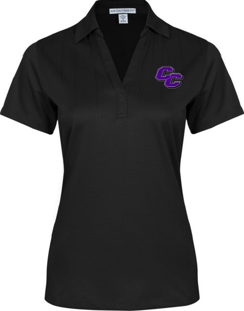 Curry College Womens Performance Fine Jacquard Polo Curry College Primary Athletic Mark - ONLINE ONLY