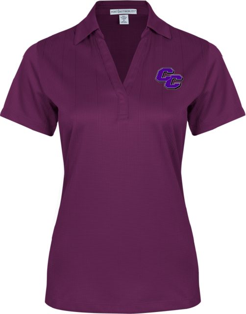 Curry College Womens Performance Fine Jacquard Polo Curry College Primary Athletic Mark - ONLINE ONLY