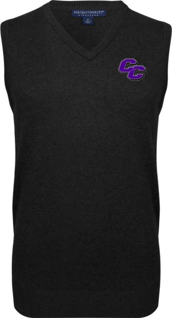 Curry College VNeck Sweater Vest Curry College Primary Athletic Mark - ONLINE ONLY