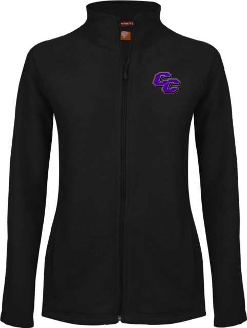Curry College Womens Fleece Full Zip Jacket Curry College Primary Athletic Mark - ONLINE ONLY