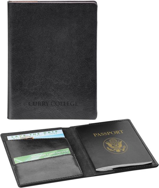 Curry College Fabrizio Padfolio Curry College Wordmark Flat  Engraved - ONLINE ONLY