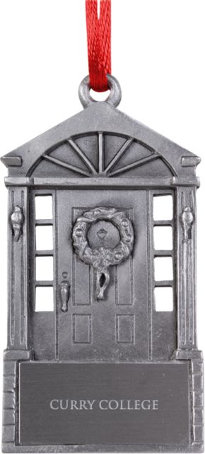 Curry College Front Door Ornament Curry College Wordmark Flat  Engraved - ONLINE ONLY