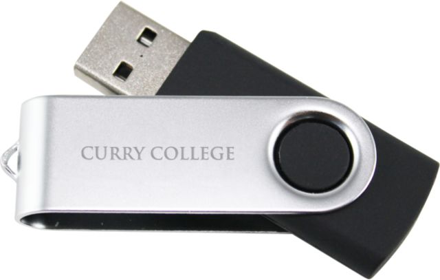 Curry College USB Mini Pen Drive 8G Curry College Wordmark Flat  Engraved - ONLINE ONLY