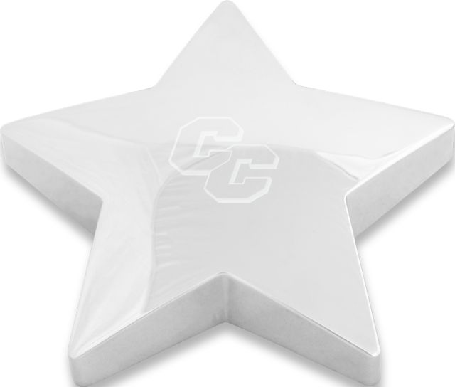 Curry College Star Paperweight Curry College Primary Athletic Mark  Engraved - ONLINE ONLY