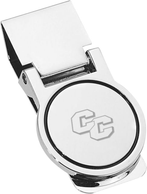 Curry College Round Money Clip Curry College Primary Athletic Mark  Engraved - ONLINE ONLY