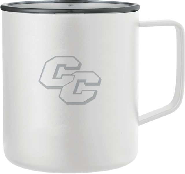 Curry College Rover Camp Vacuum Insulated Mug 14oz Curry College Primary Athletic Mark  Engraved - ONLINE ONLY