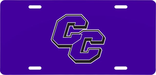 Curry College License Plate CC - ONLINE ONLY