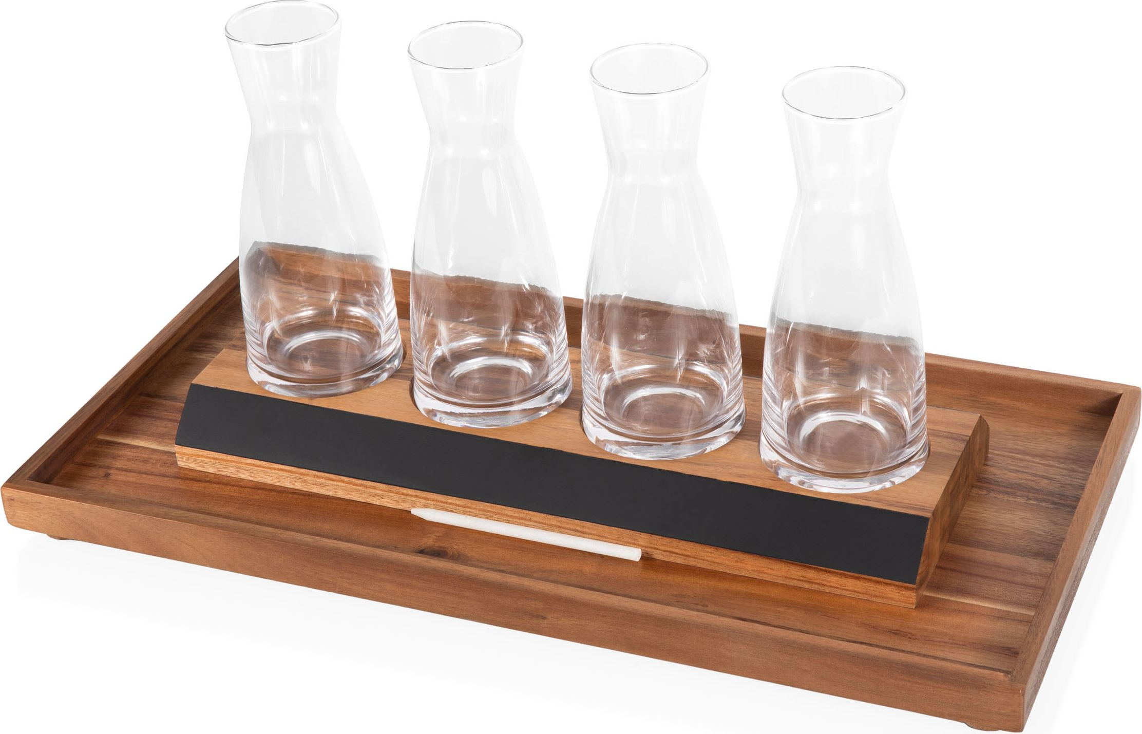Wine Tasting Kit with 4 Glass Carafes