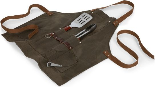 BBQ Apron with Tools and Bottle Opener
