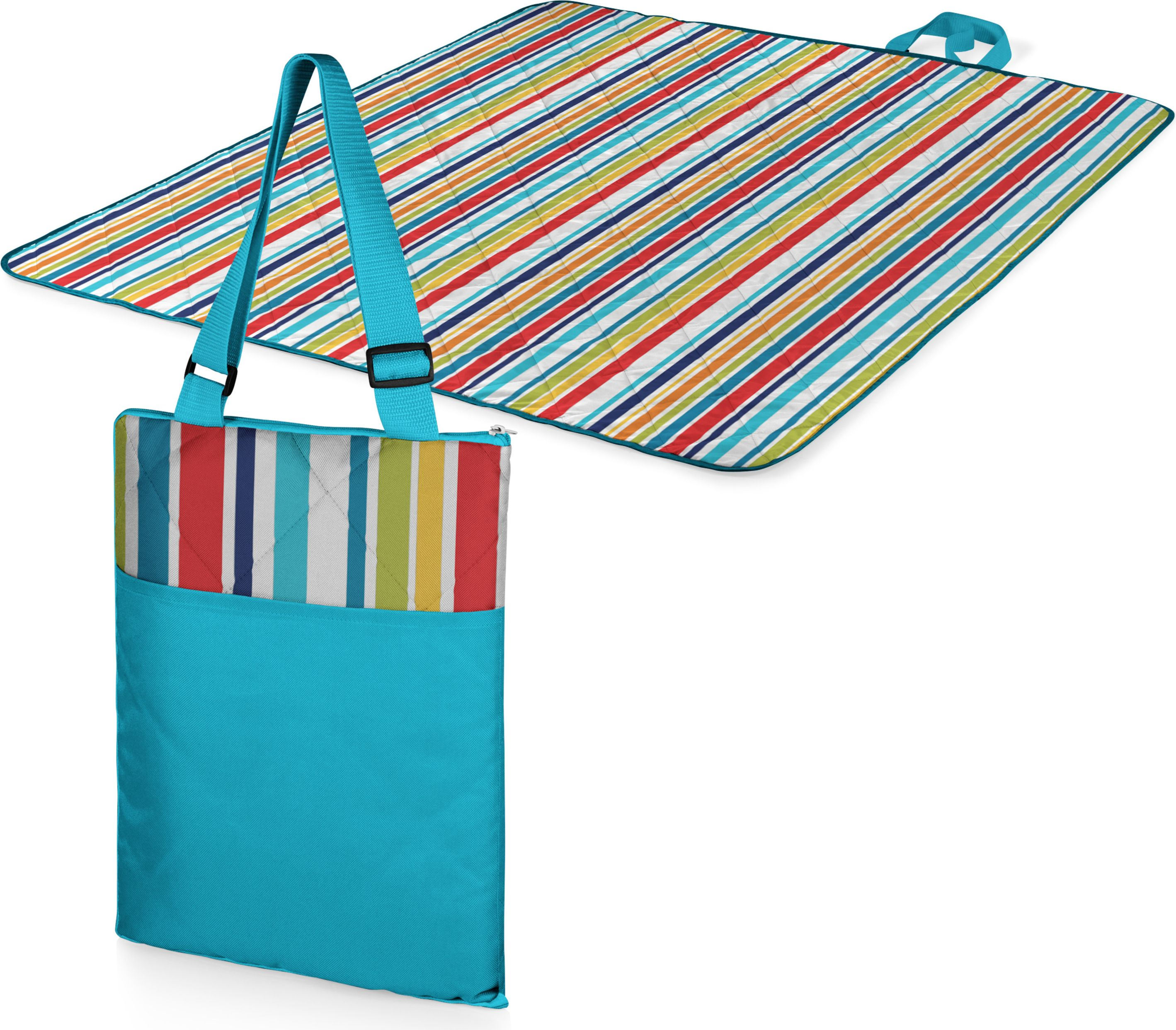 59" x 51" Outdoor Picnic Blanket Tote