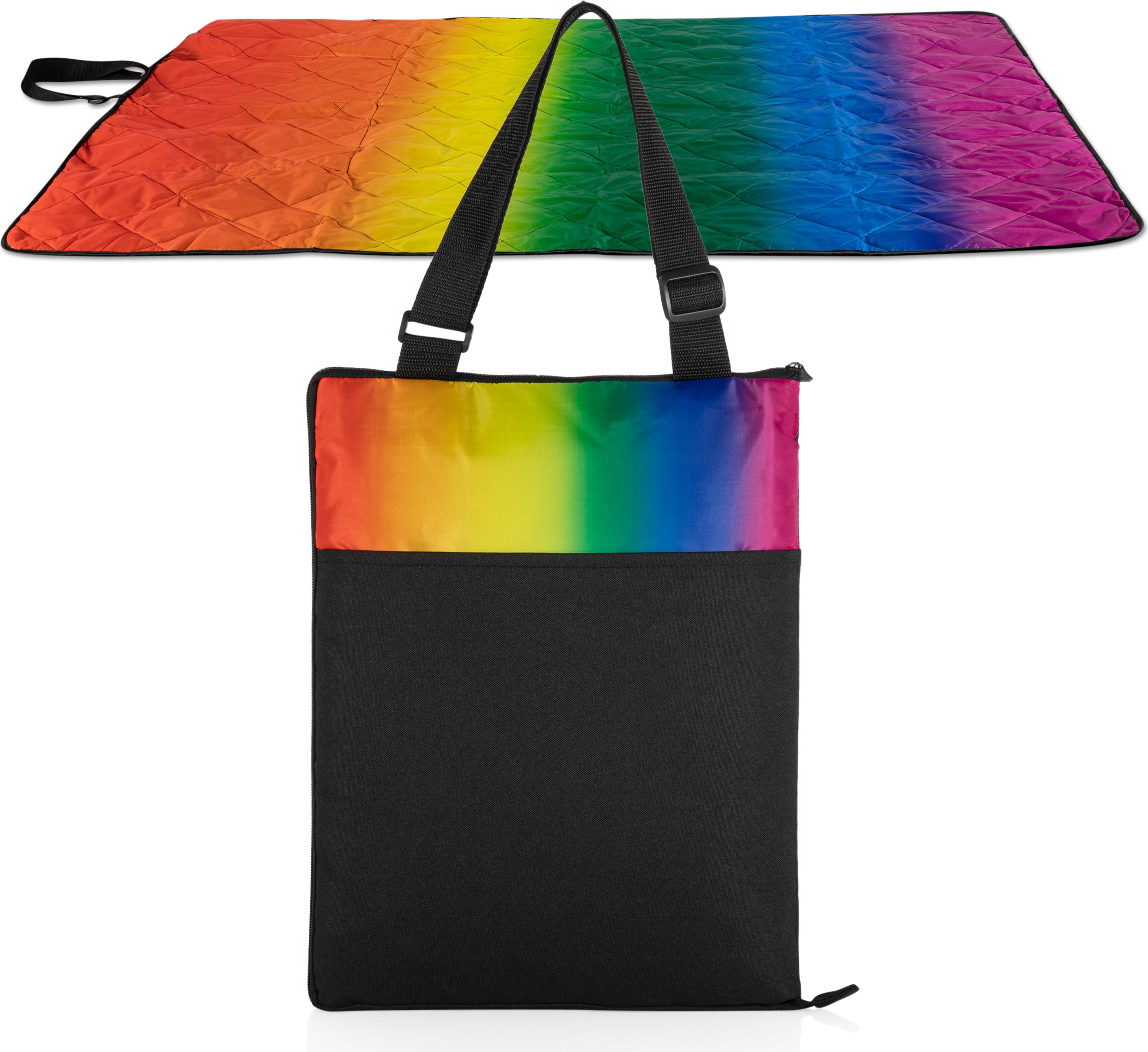 59" x 51" Outdoor Picnic Blanket Tote