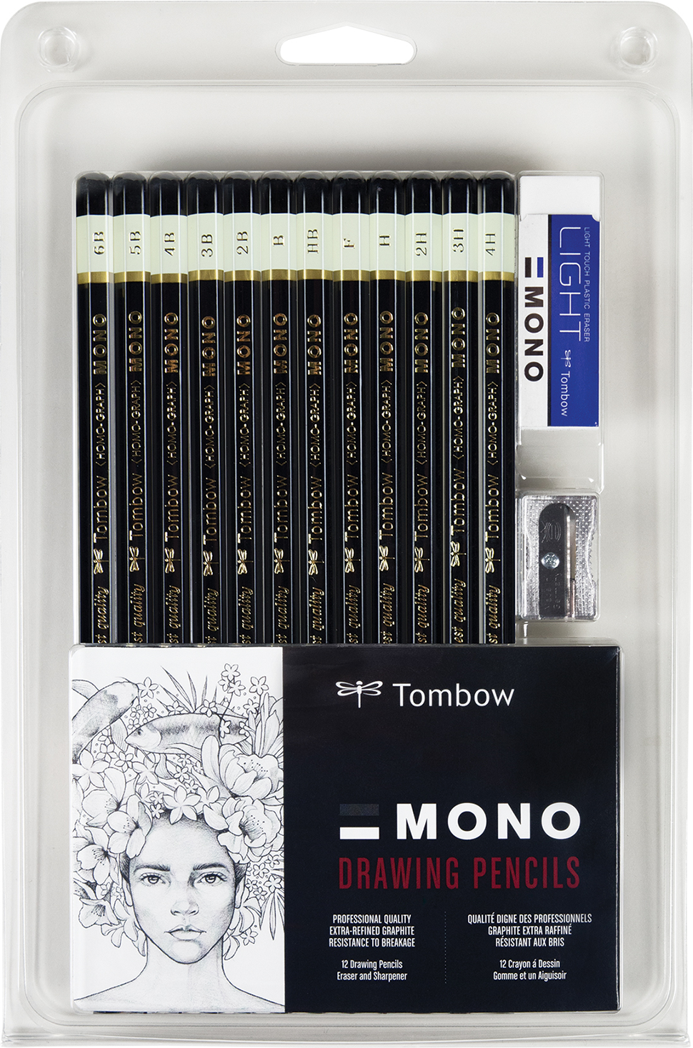 MONO DRAWING PENCIL 12/SET