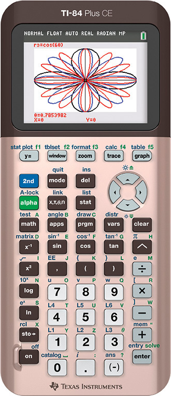 CALCULATOR TI-84 PLUS CE ROSE GOLD