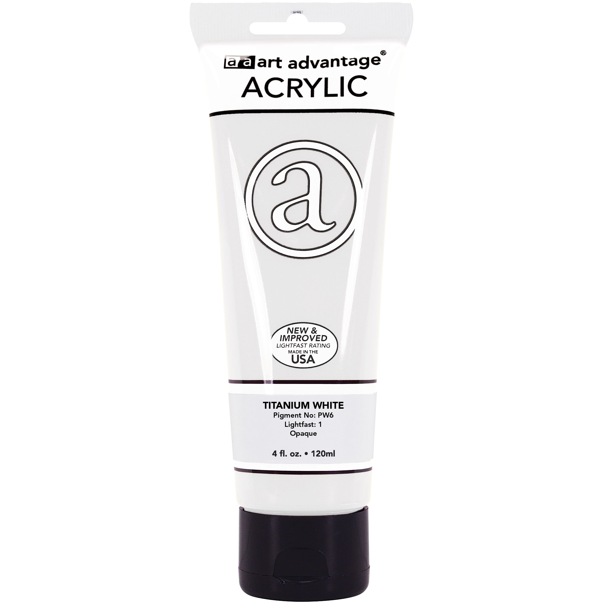TITANIUM WHITE 4OUNCE ACRYLIC