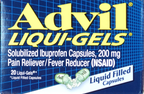 Advil Liqui-Gels Pain Reliever/Fever Reducer Liquid Filled Capsules - Ibuprofen (NSAID) - 20ct