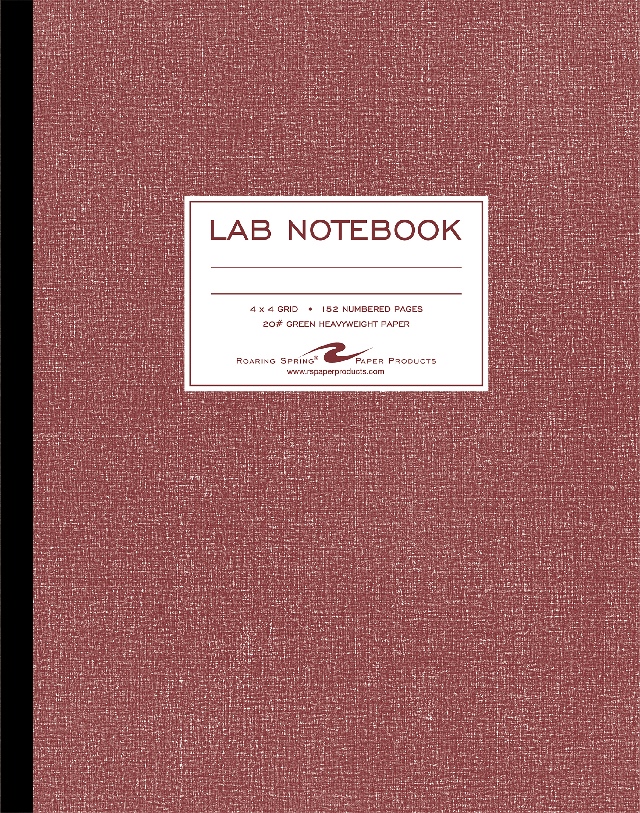 LAB BOOK 1-152 FLEX/GRN PAPER
