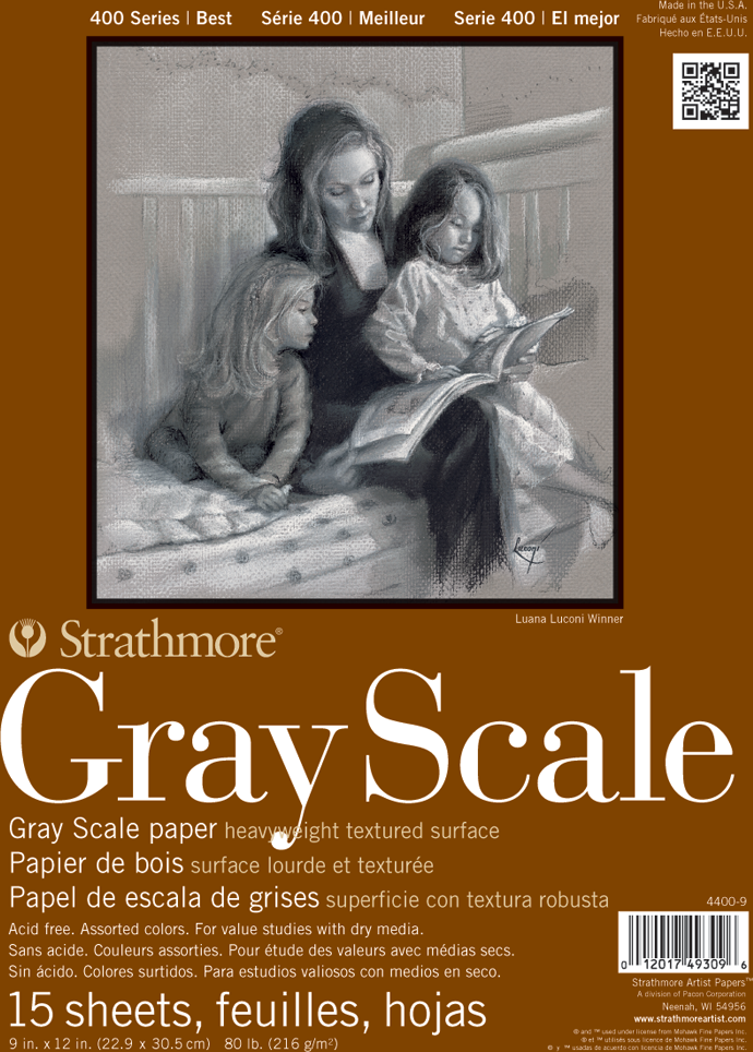 80# GRAY SCALE PAD 15 SHEETS
