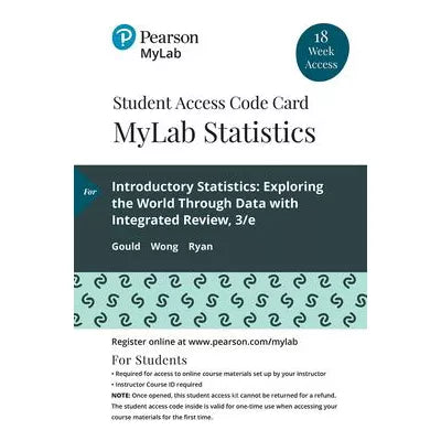 MyLab Statistics with Pearson eText Access Code (18 Weeks) for Introductory Statistics